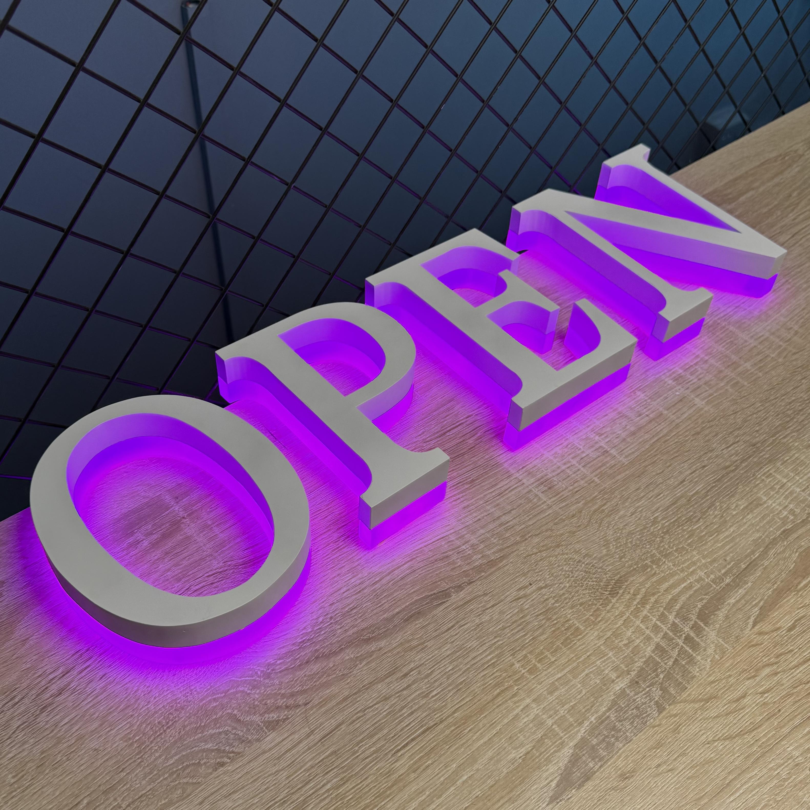 Office signage case